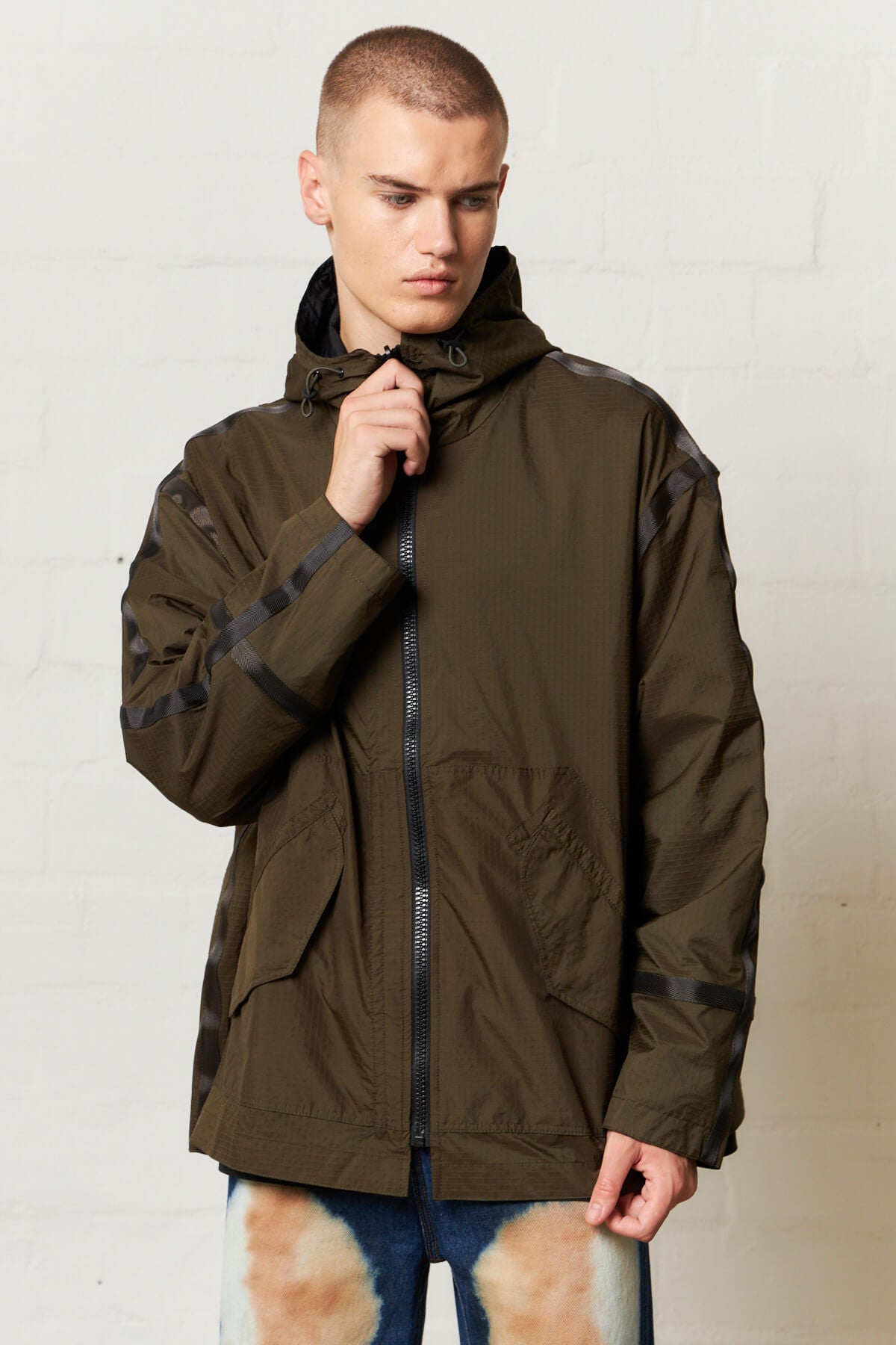 Norse Store  Shipping Worldwide - Our Legacy Introspec Reversible Jacket -  Army Green