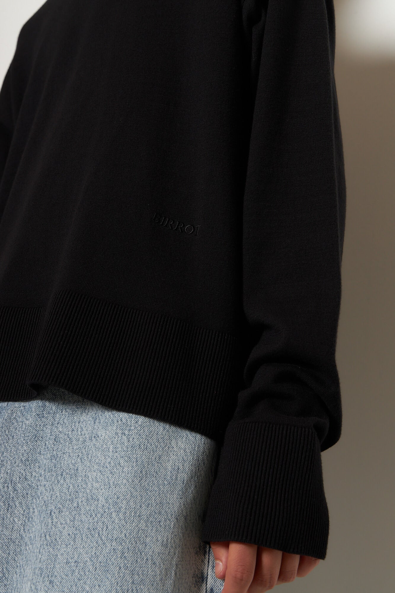 Better Cotton Pullover Black