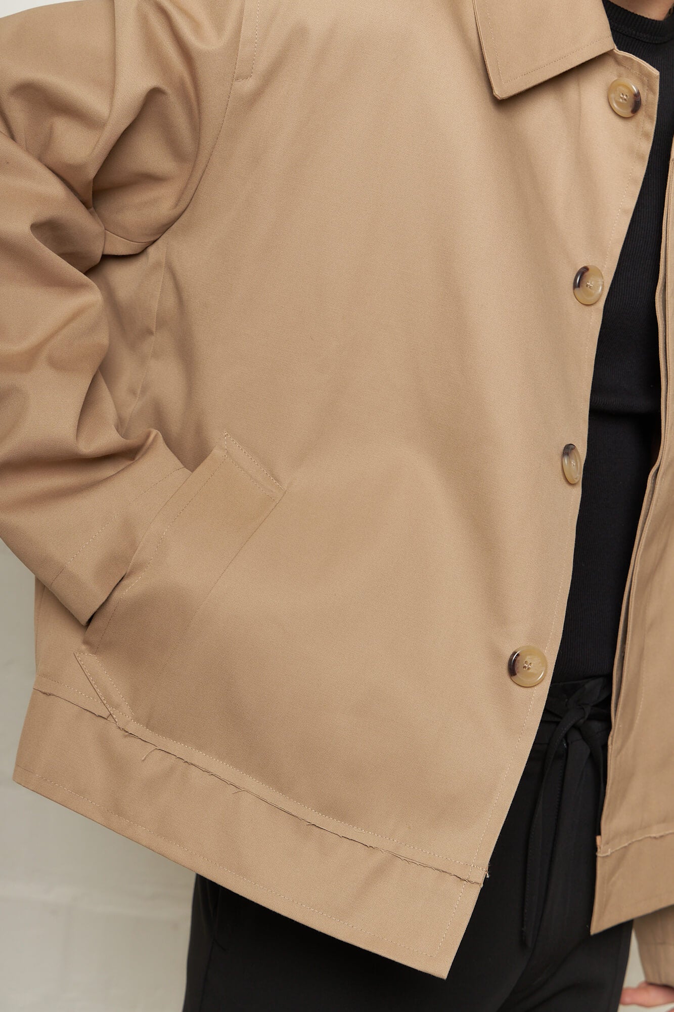 Cropped mac outlet jacket