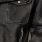 Achilles Leather Jacket Black