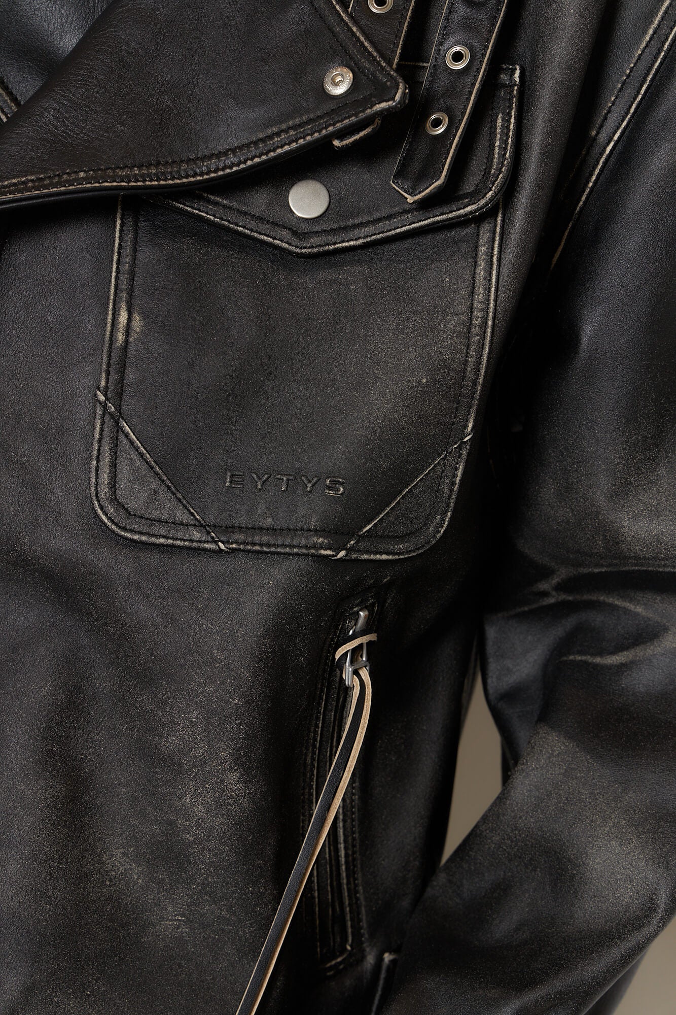 Achilles Leather Jacket Black