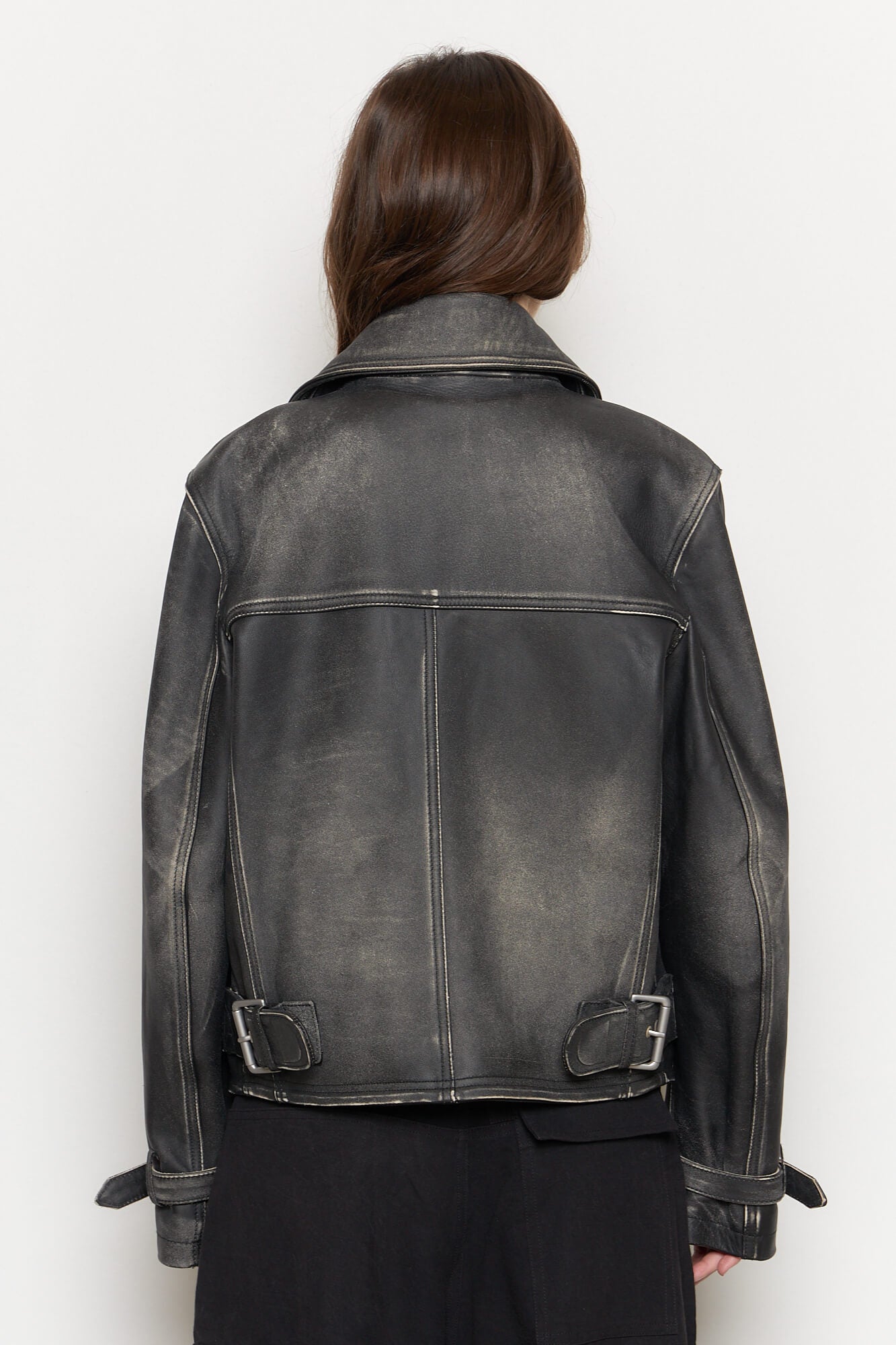 Achilles Leather Jacket Black