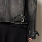 Achilles Leather Jacket Black