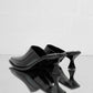 Nico Leather Mule Black