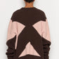 Rahil Knitted Color Block Jumper