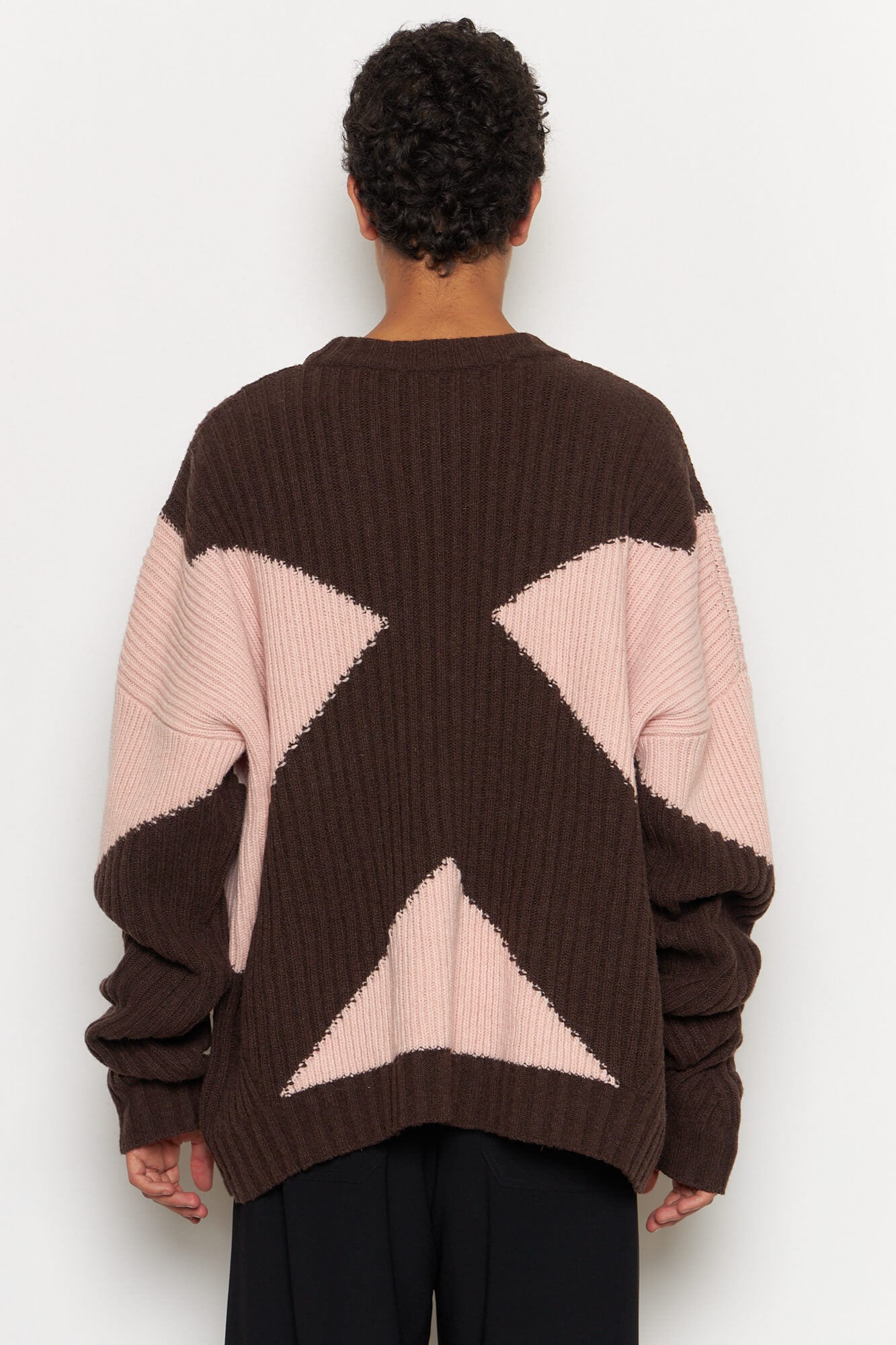 Rahil Knitted Color Block Jumper