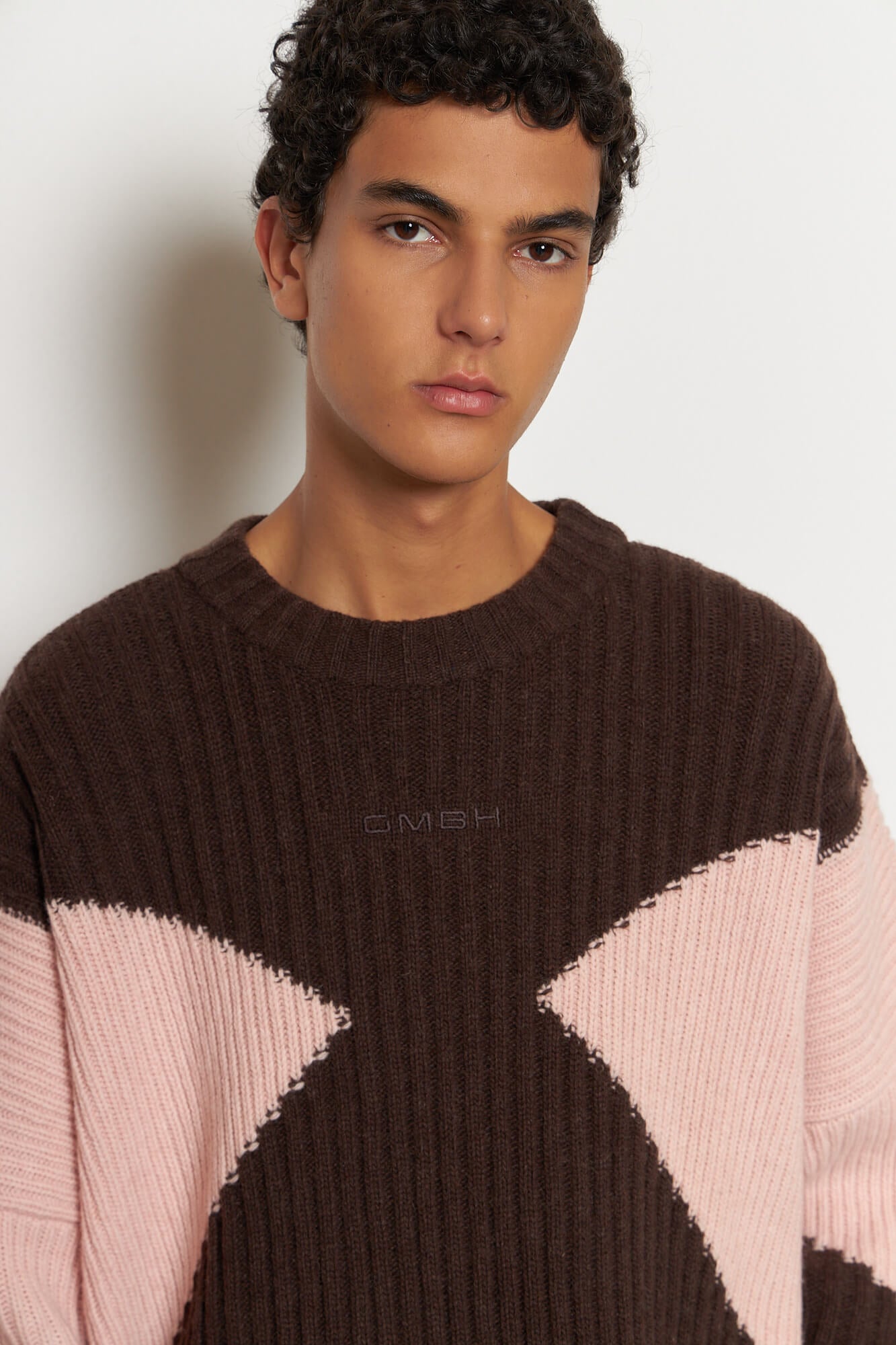 Rahil Knitted Color Block Jumper