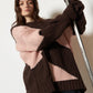 Rahil Knitted Color Block Jumper