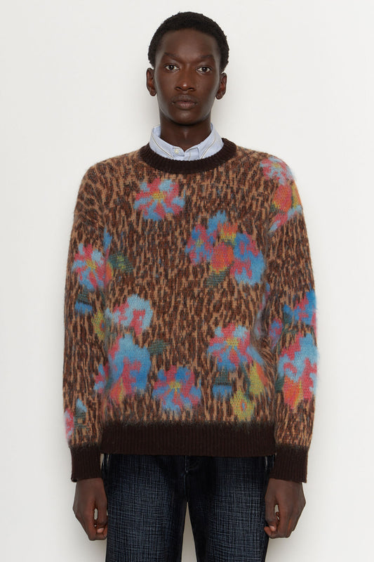 Wool Mohair Animal Print