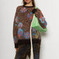 Wool Mohair Animal Print