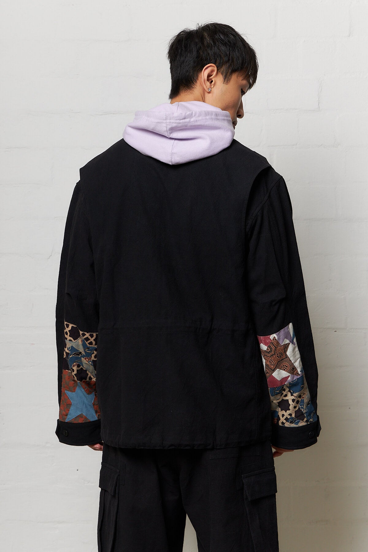 Brand_Select_bpStory Mfg PEACE JACKET Iron Black Slub